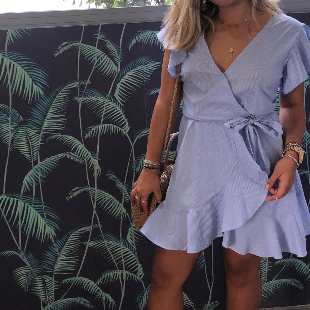 wrap around dress